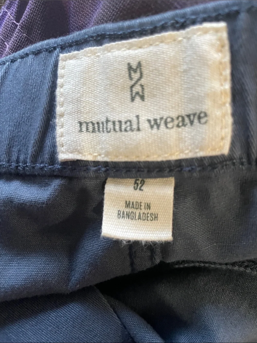 Men's Mutual Weave Blue Shorts